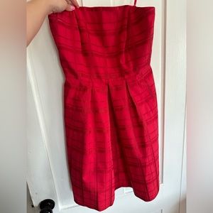 Strapless Vineyard Vines Holiday Dress